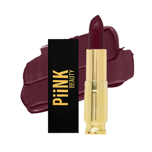 PiiNK Beauty Weightless Creamy Matte Lipstick- Mulberry Wine CM-11 (4.2g)