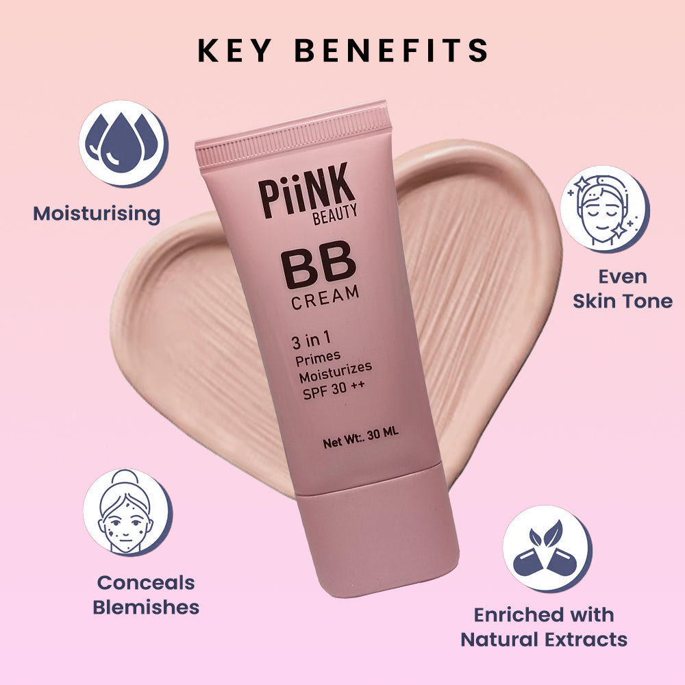 PiiNK Beauty 3 IN 1 BB Cream with SPF 30+++  Vanilla-4