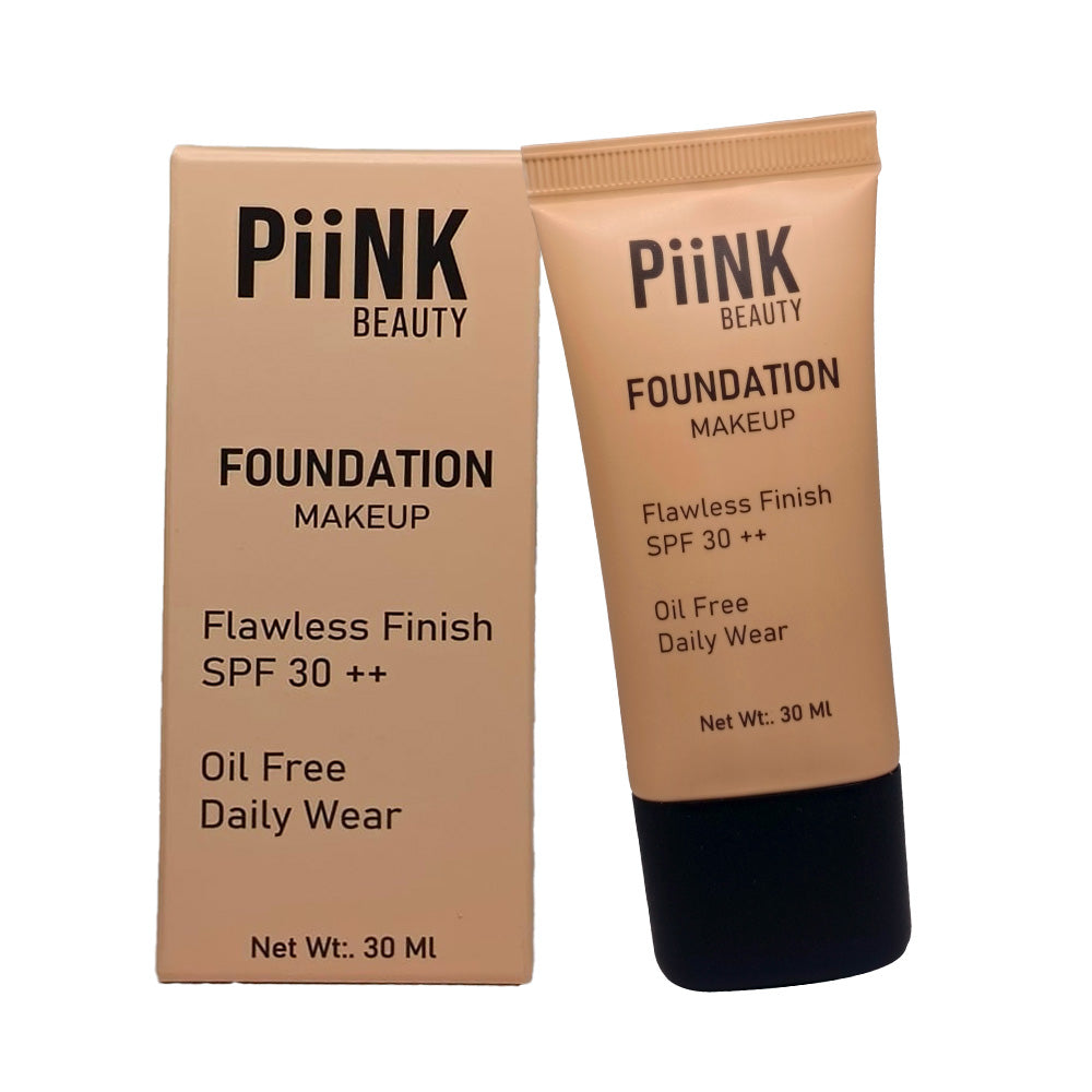 PiiNK Beauty All Day Full Coverage Matte Foundation- Oat Light Honey 4