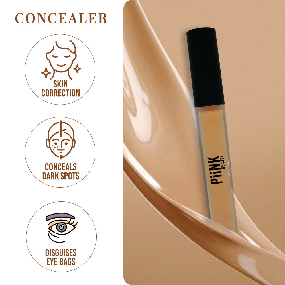 PiiNK Beauty Perfect Cover HD Liquid Concealer- 4