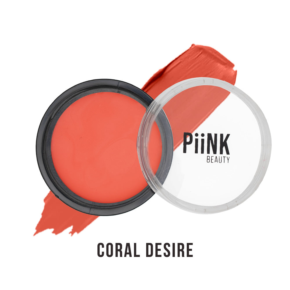 PiiNK Beauty Blusher- Coral Desire BL-01