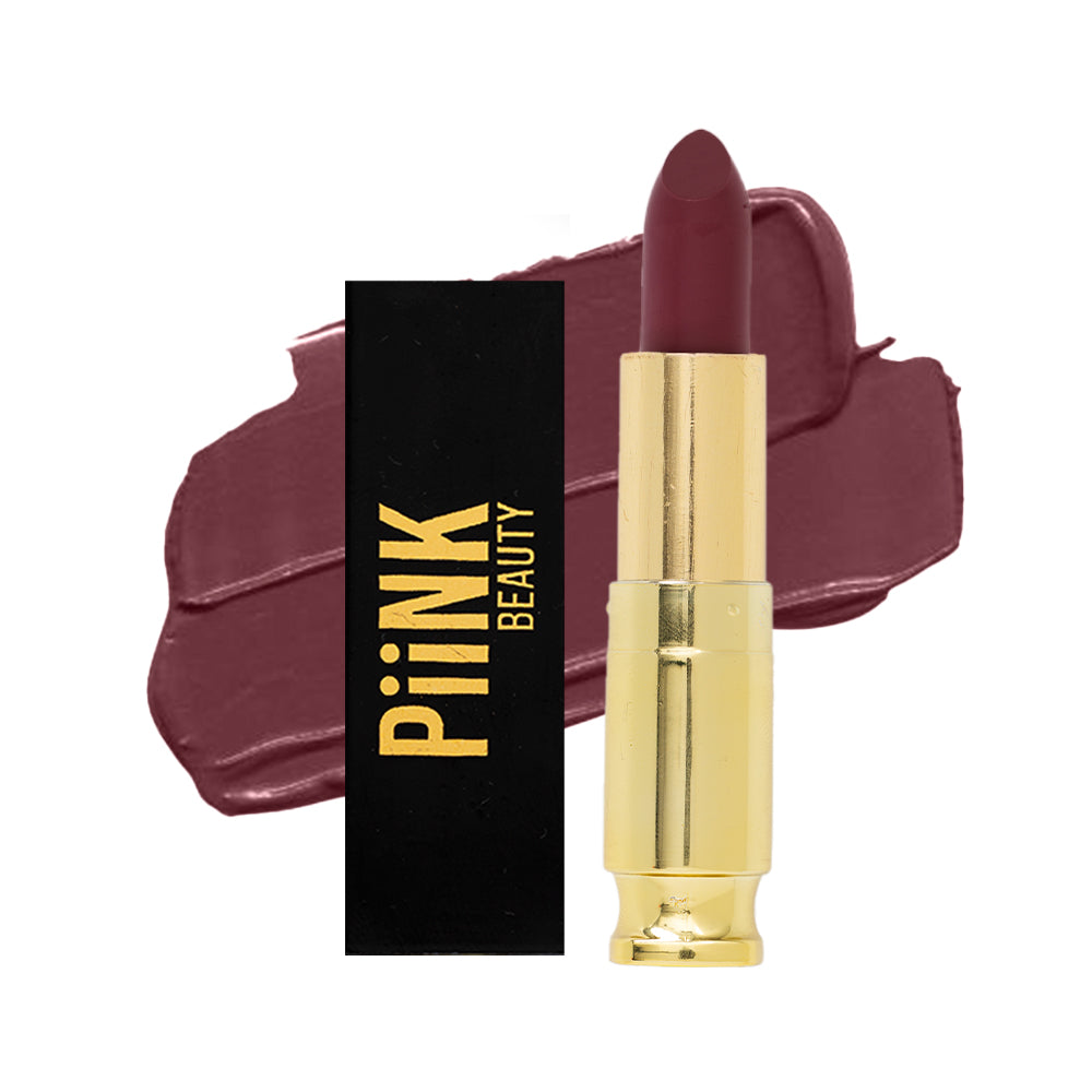 PiiNK Beauty Weightless Creamy Matte Lipstick- Crimson Velvet  CM-01 (4.2g)