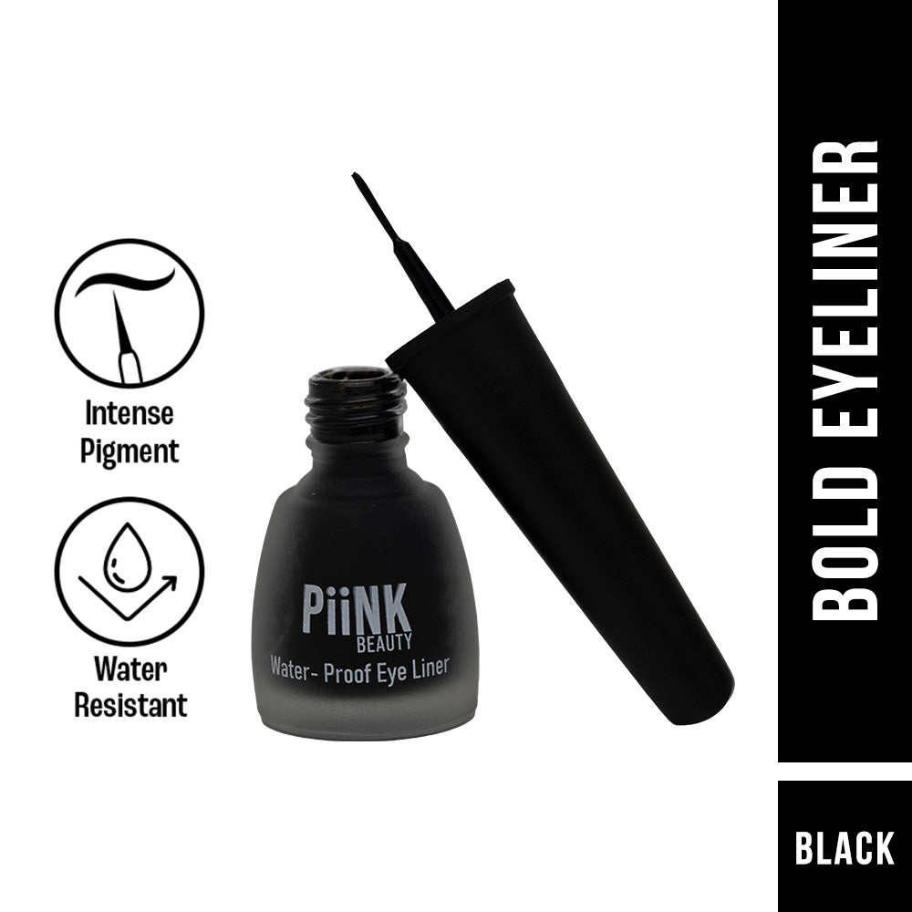 PiiNK Beauty 24H Matte Liquid Eyeliner -Matte Black Eyeliner EL-01