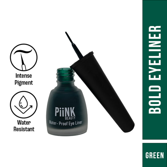 PiiNK Beauty 24H Matte Liquid Eyeliner -Matte Green Eyeliner EL-03