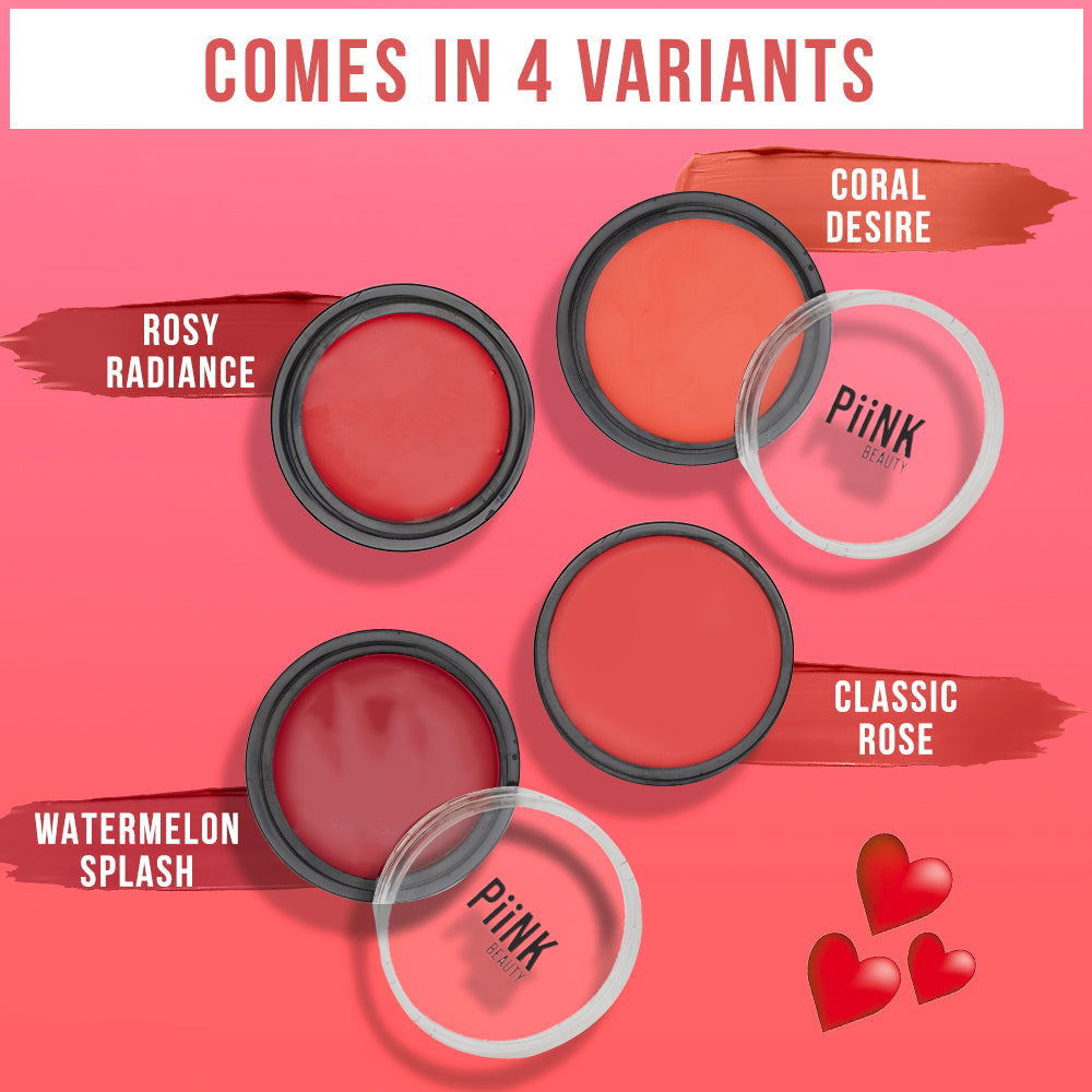 PiiNK Beauty Blusher- Coral Desire BL-01