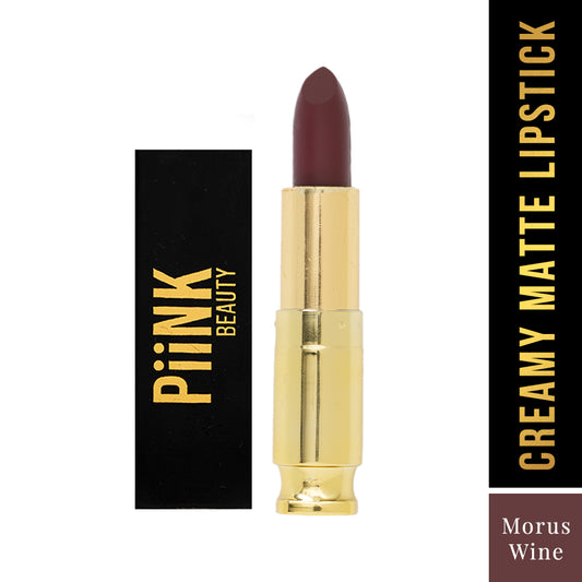 PiiNK Beauty Weightless Creamy Matte Lipstick- Morus Wine CM-07 (4.2g)